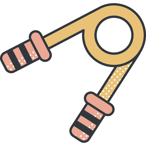 Hand grip gym fitness expander icon