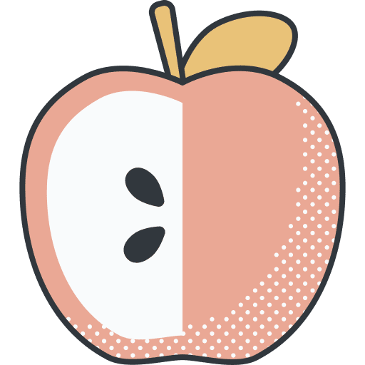 Apple farming and gardening apple food and restaurant icon