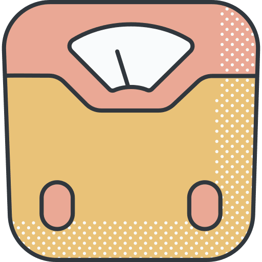 Scale weight scale electronics healthcare icon