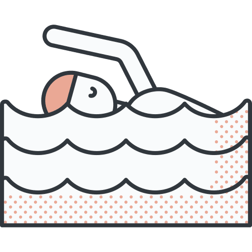 Swimming swimming pool swimming hot pool icon