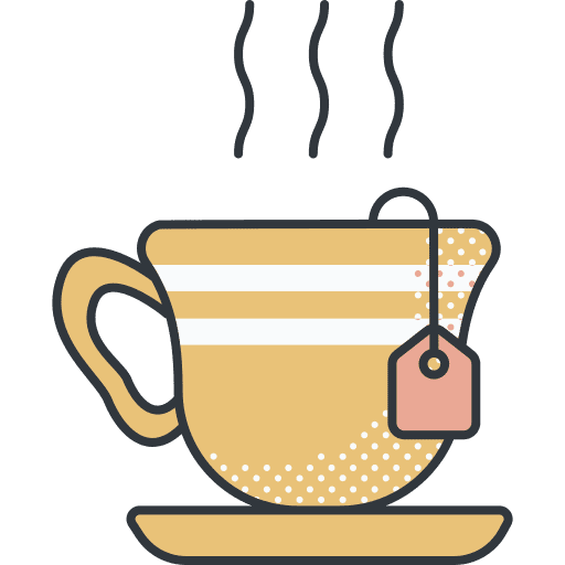 Tea beverage hot drink tea icon