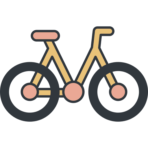 Bicycle sport vehicle bike icon