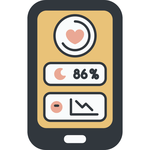 Daily health app daily health app heart healthcare and medical icon