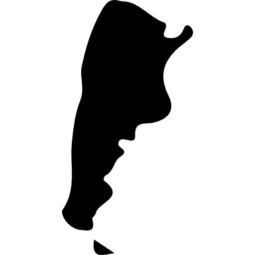 Argentina map location nation argentina icon