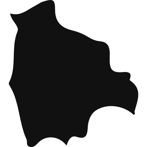 Bolivia nation america map icon