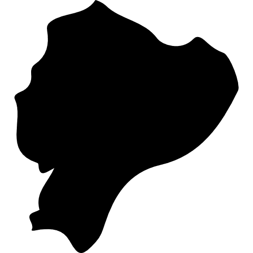 Ecuador geography country america icon