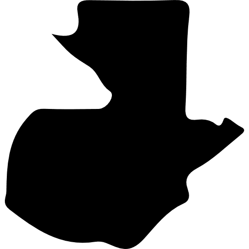 Guatemala map america nation icon