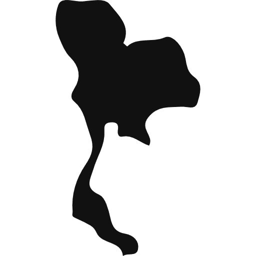 Thailand map thailand geography icon