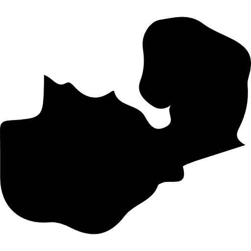 Zambia nation map maps and flags icon