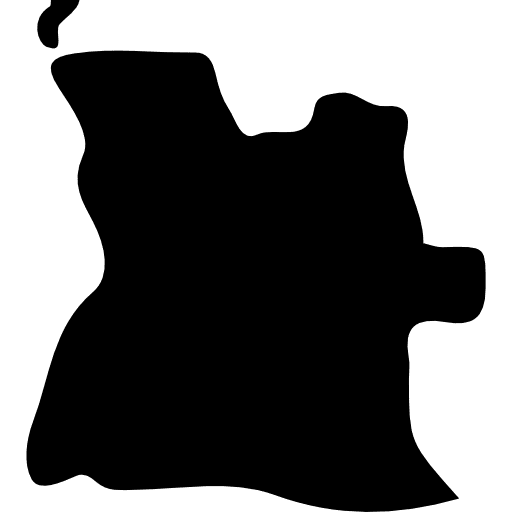 Angola nation map country icon