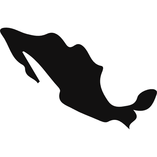 Mexico maps and flags america map icon