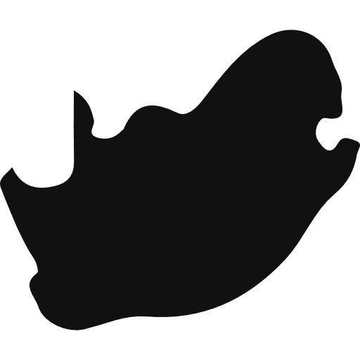 South africa map maps and flags country icon