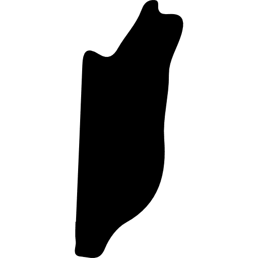 Belize map country geography icon