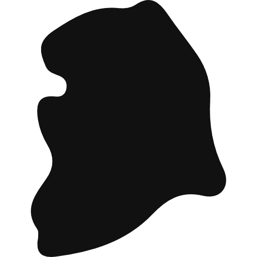 South korea map country geography icon