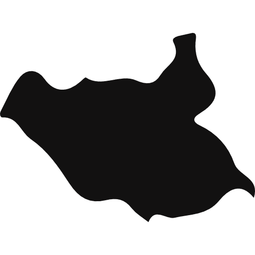 South sudan nation africa geography icon
