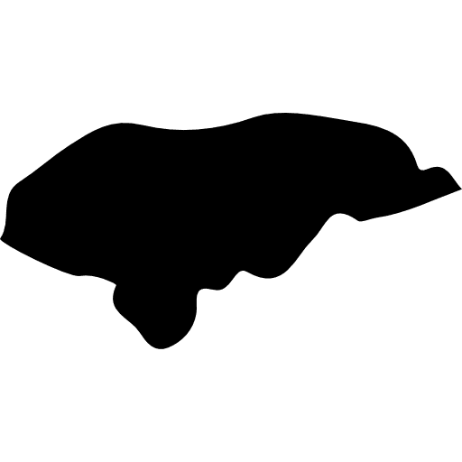 Honduras map america nation icon