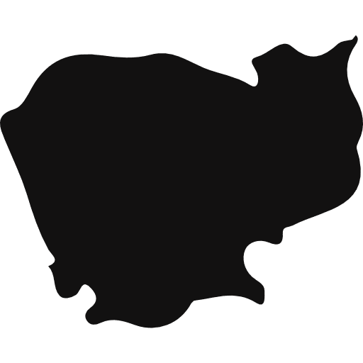 Cambodia map cambodia geography icon