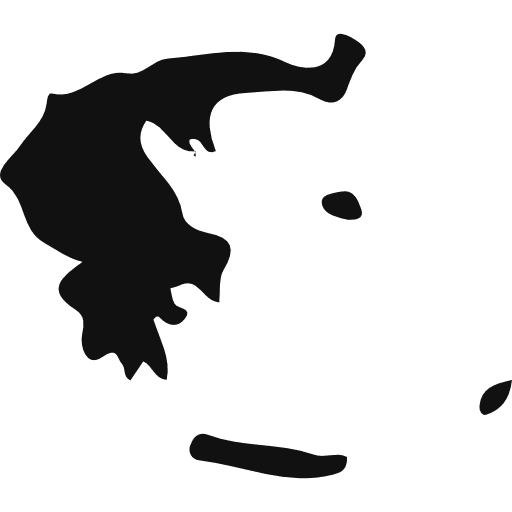 Greece nation map europe icon