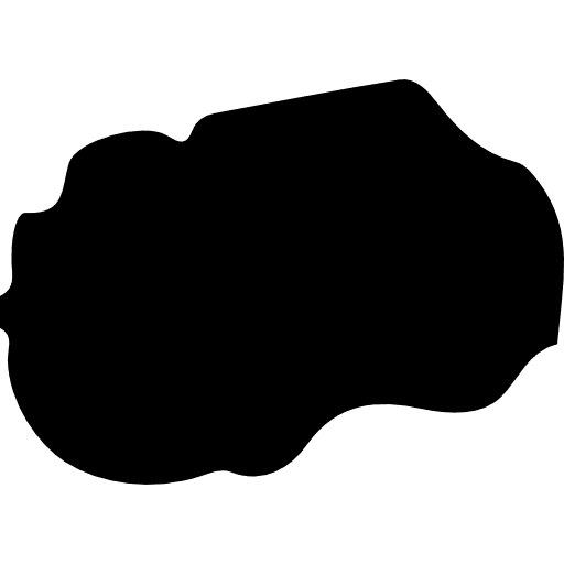 Macedonia nation country map icon