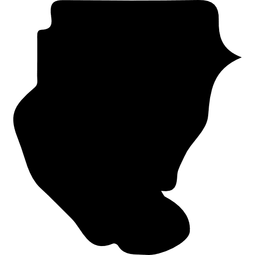 Sudan maps and flags map location map icon