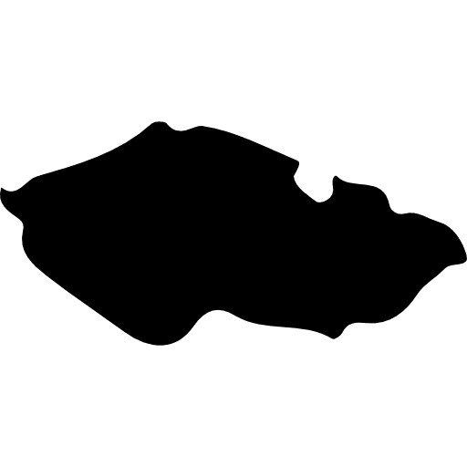 Czech eepublic europe map maps and flags icon