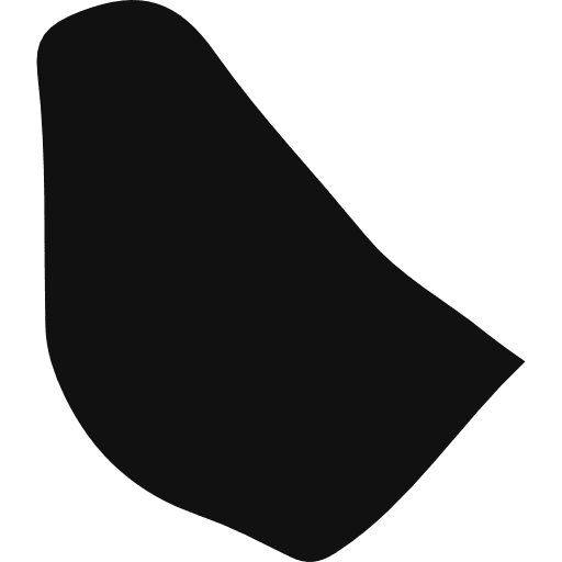 Barbados map geography country icon