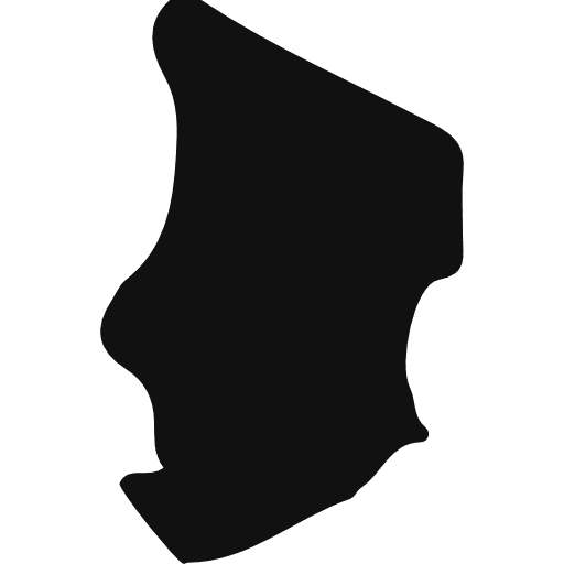 Chad maps and flags geography map icon