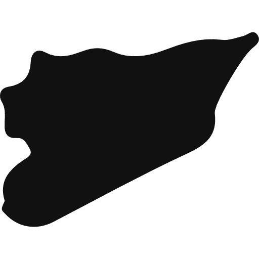 Syria maps and flags asia geography icon
