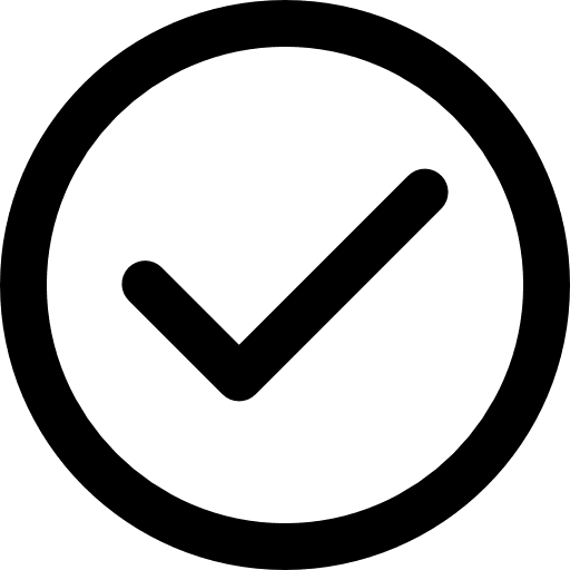 Check mark okay v complete icon