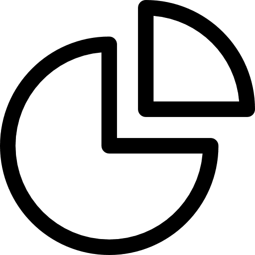 Pie chart sector graph business icon