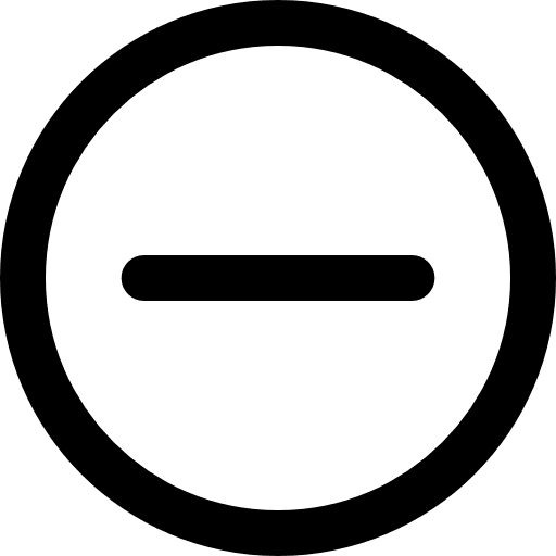 Subtracting button subtraction interface decrease icon