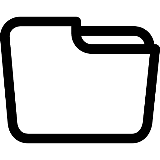 File folder storage interface folder icon