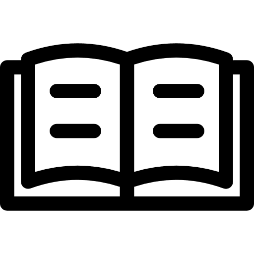 Open book education knowledge reading icon