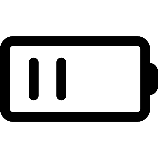 Battery level level half battery icon