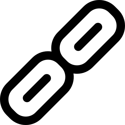 Chain links chain linked link icon