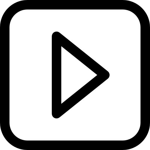 Play button button video interface icon