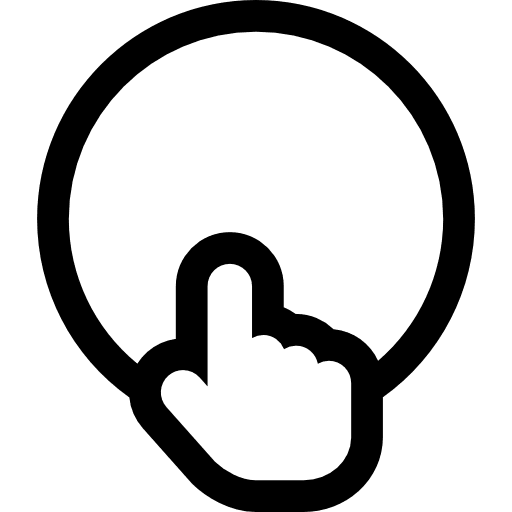 Selection tool point to click interface icon
