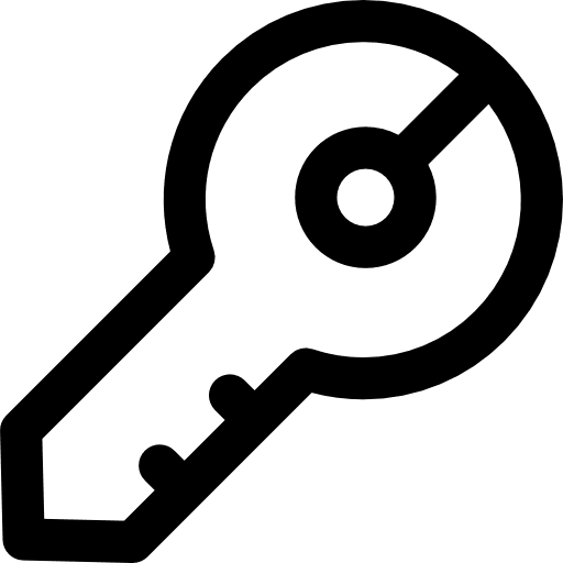 Key password close interface icon