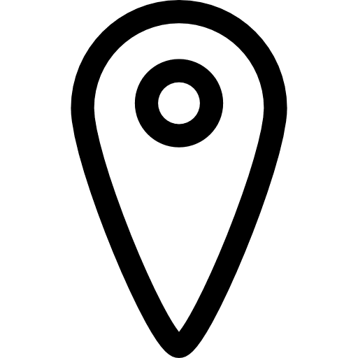 Location pointer pin position pointer icon