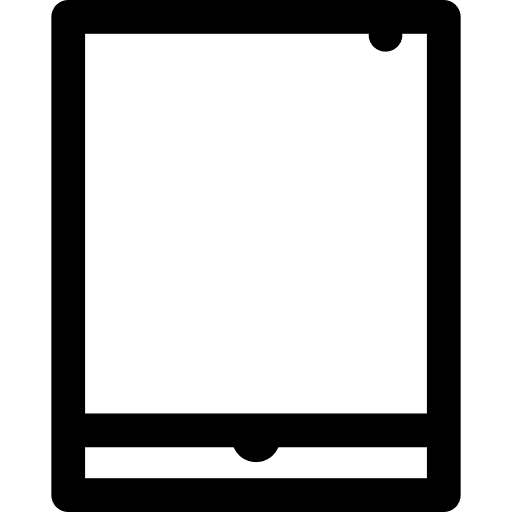 Tablet smartphone technology touch screen icon