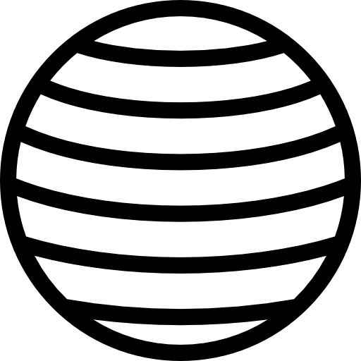 Gymnastic ball sports sport exercise icon