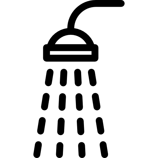 Shower hygiene bathing medical icon