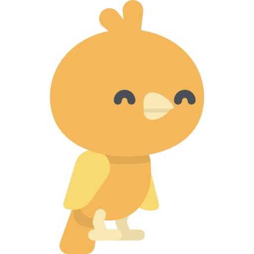 Canary kawaii fly canary icon