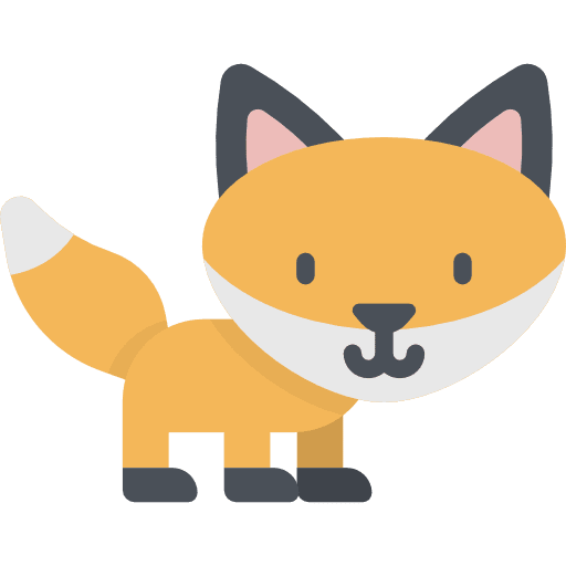 Fox animals animal zoo icon