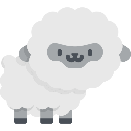 Sheep animal kingdom sheep kawaii icon