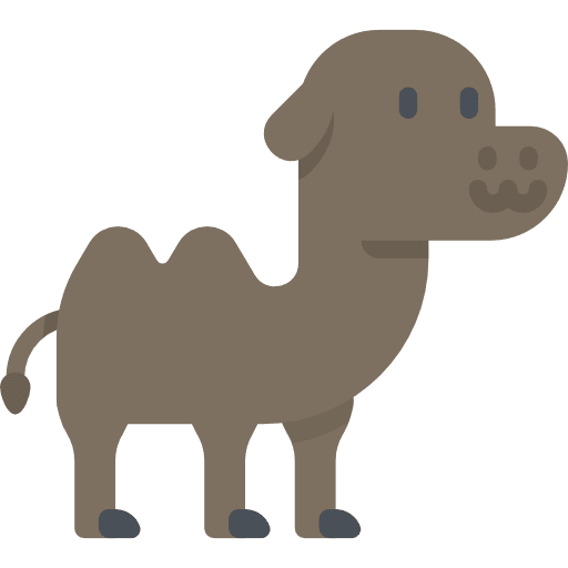 Camel zoo camel wild life icon