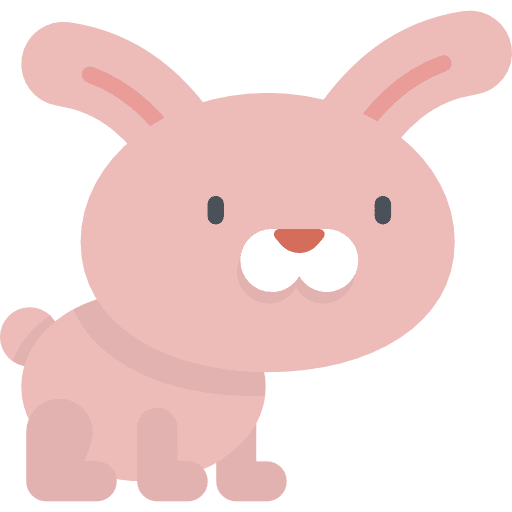 Rabbit mammal kawaii rabbit icon