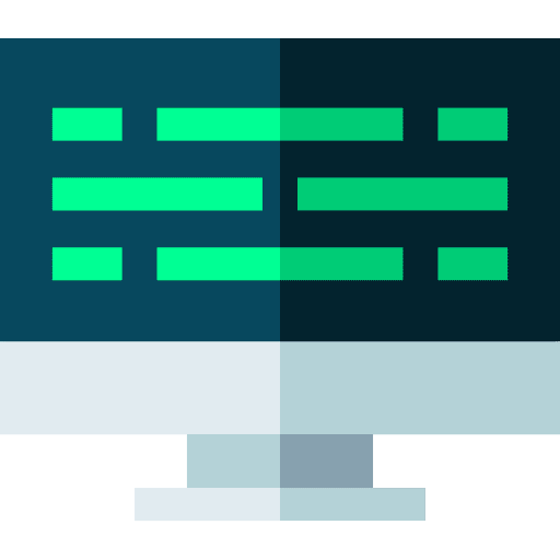 Code development coding web programming icon