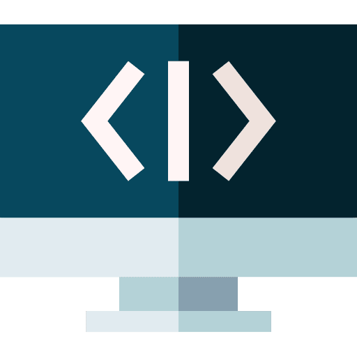 Code interface ui seo and web icon