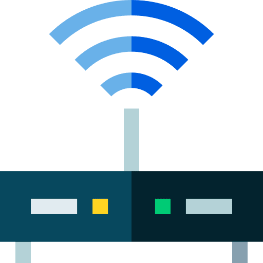 Modem wifi router communications icon Modem wifi router communications icon